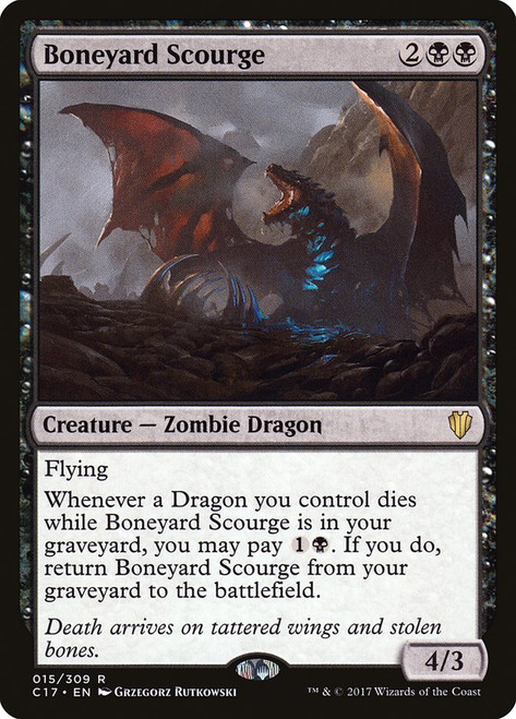 Boneyard Scourge\nCommander: 2017 Edition\nSingle\nMagic The Gathering