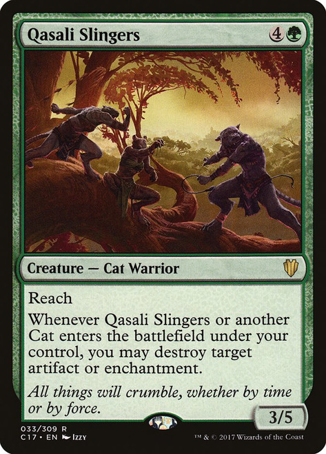Qasali Slingers\nCommander: 2017 Edition\nSingle\nMagic The Gathering