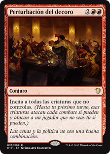 Disrupt Decorum
Commander: 2017 Edition - Spanish
Single
Magic The Gathering