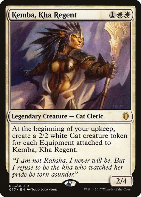 Kemba, Kha Regent\nCommander: 2017 Edition\nSingle\nMagic The Gathering