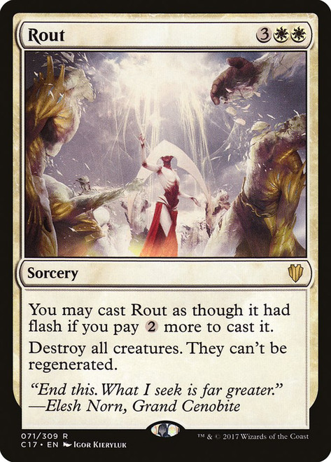 Rout\nCommander: 2017 Edition\nSingle\nMagic The Gathering