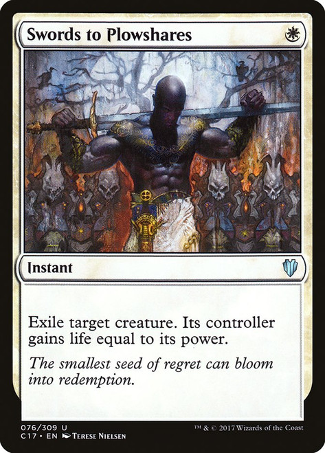 Swords to Plowshares\nCommander: 2017 Edition\nSingle\nMagic The Gathering