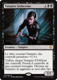 Captivating Vampire
Commander: 2017 Edition - Italian
Single
Magic The Gathering
