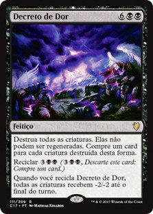 Decree of Pain
Commander: 2017 Edition - Portuguese
Single
Magic The Gathering