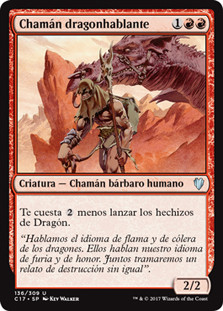 Dragonspeaker Shaman
Commander: 2017 Edition - Spanish
Single
Magic The Gathering