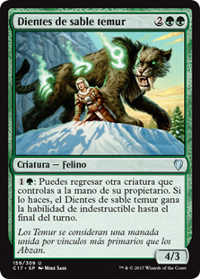 Temur Sabertooth
Commander: 2017 Edition - Spanish
Single
Magic The Gathering