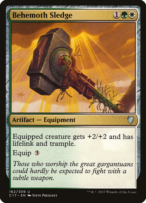 Behemoth Sledge\nCommander: 2017 Edition\nSingle\nMagic The Gathering