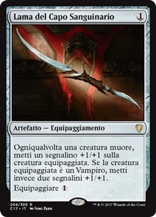 Blade of the Bloodchief
Commander: 2017 Edition - Italian
Single
Magic The Gathering