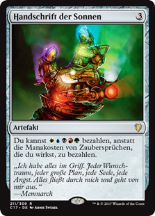 Fist of Suns
Commander: 2017 Edition - German
Single
Magic The Gathering