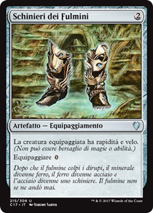 Lightning Greaves
Commander: 2017 Edition - Italian
Single
Magic The Gathering
