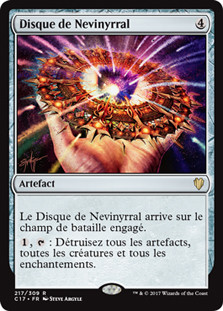 Nevinyrral's Disk
Commander: 2017 Edition - French
Single
Magic The Gathering