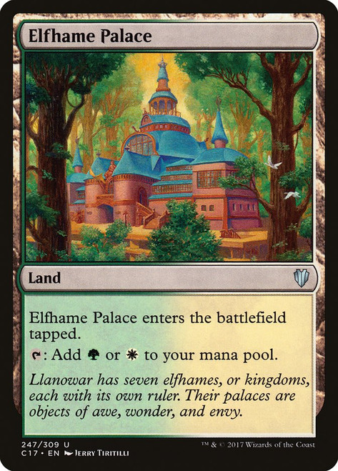 Elfhame Palace\nCommander: 2017 Edition\nSingle\nMagic The Gathering