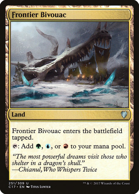 Frontier Bivouac\nCommander: 2017 Edition\nSingle\nMagic The Gathering