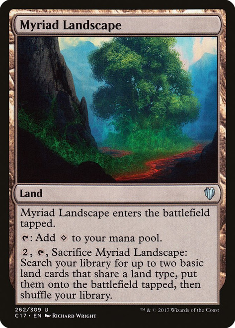 Myriad Landscape\nCommander: 2017 Edition\nSingle\nMagic The Gathering