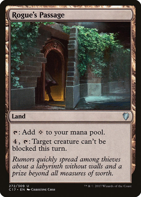 Rogue's Passage\nCommander: 2017 Edition\nSingle\nMagic The Gathering