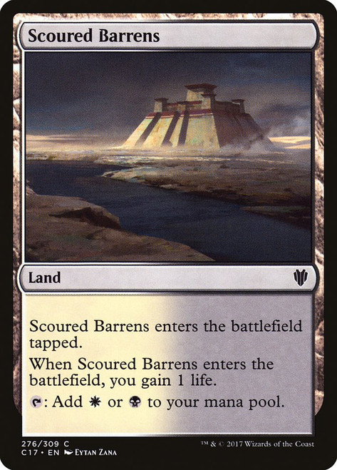 Scoured Barrens\nCommander: 2017 Edition\nSingle\nMagic The Gathering