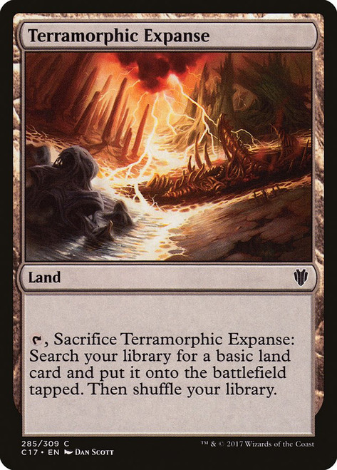 Terramorphic Expanse\nCommander: 2017 Edition\nSingle\nMagic The Gathering
