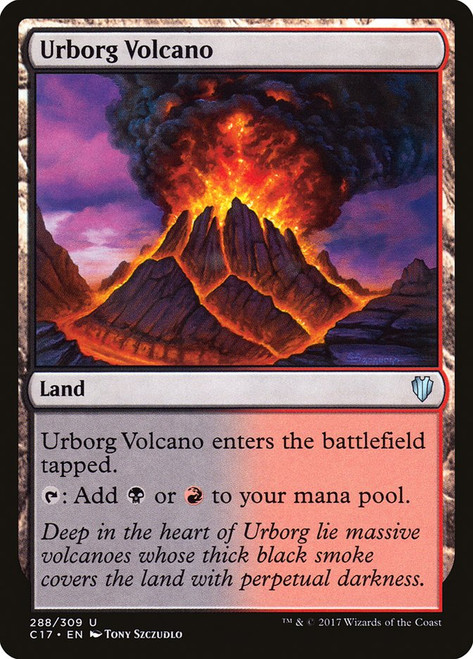 Urborg Volcano\nCommander: 2017 Edition\nSingle\nMagic The Gathering