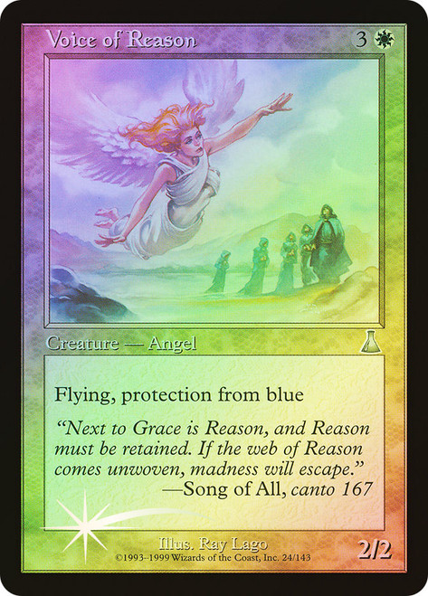 Voice of Reason\nUrza's Destiny\nSingle\nMagic The Gathering