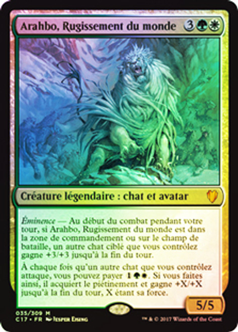 Arahbo, Roar of the World (Oversized) | Commander