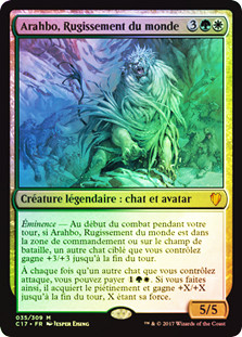 Arahbo, Roar of the World
Commander: 2017 Edition - French
Single
Magic The Gathering