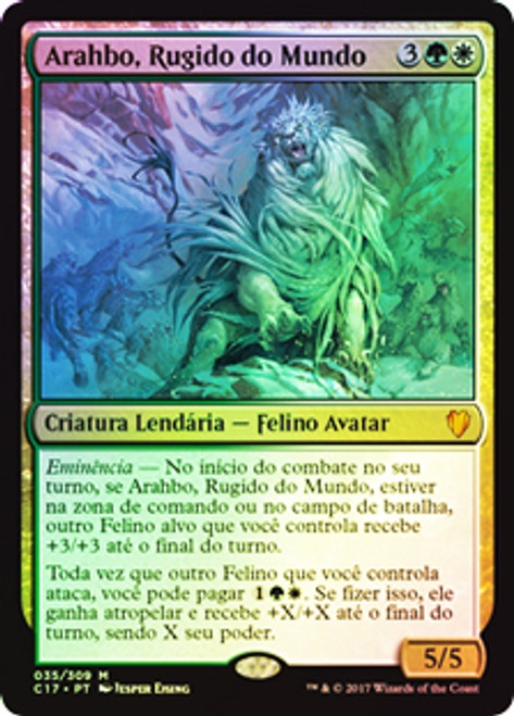 Arahbo, Roar of the World (Oversized) | Commander