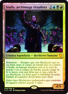 Inalla, Archmage Ritualist
Commander: 2017 Edition - Spanish
Single
Magic The Gathering