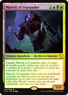 Mairsil, the Pretender
Commander: 2017 Edition - Spanish
Single
Magic The Gathering