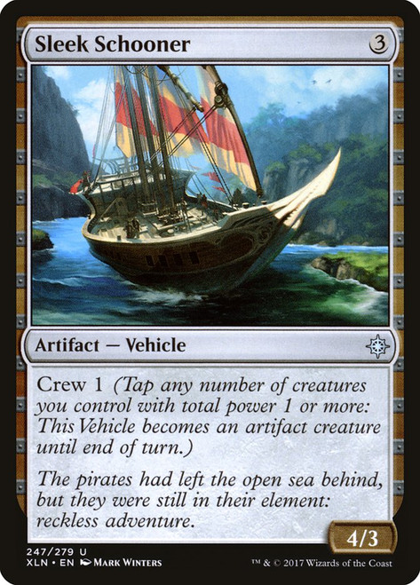 Sleek Schooner\nIxalan\nSingle\nMagic The Gathering
