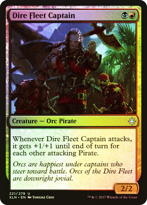 Dire Fleet Captain\nIxalan\nSingle\nMagic The Gathering