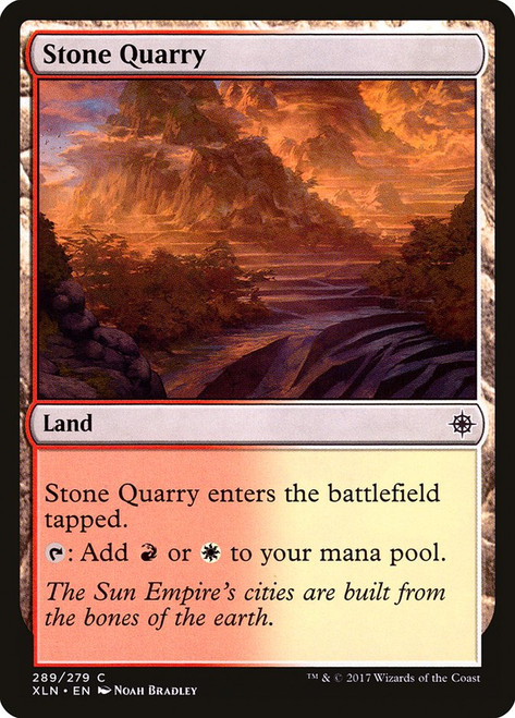 Stone Quarry (Planeswalker Deck)\nIxalan\nSingle\nMagic The Gathering