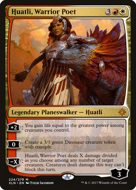 Huatli, Warrior Poet\nIxalan\nSingle\nMagic The Gathering