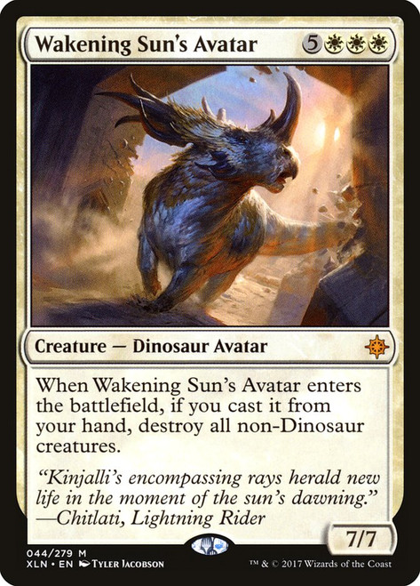 Wakening Sun's Avatar\nIxalan\nSingle\nMagic The Gathering
