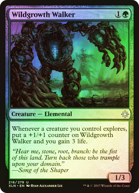 Wildgrowth Walker\nIxalan\nSingle\nMagic The Gathering