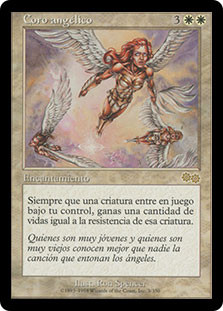 Angelic Chorus
Urza's Saga - Spanish
Single
Magic The Gathering