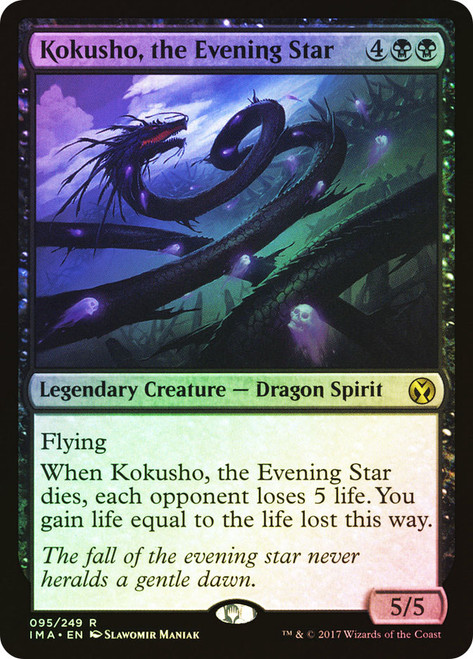 Kokusho, the Evening Star\nIconic Masters\nSingle\nMagic The Gathering