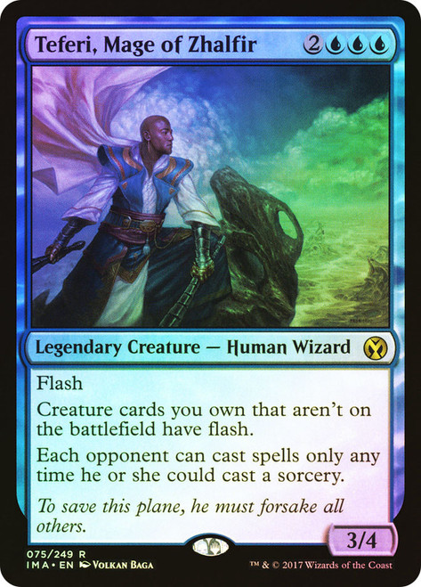 Teferi, Mage of Zhalfir\nIconic Masters\nSingle\nMagic The Gathering