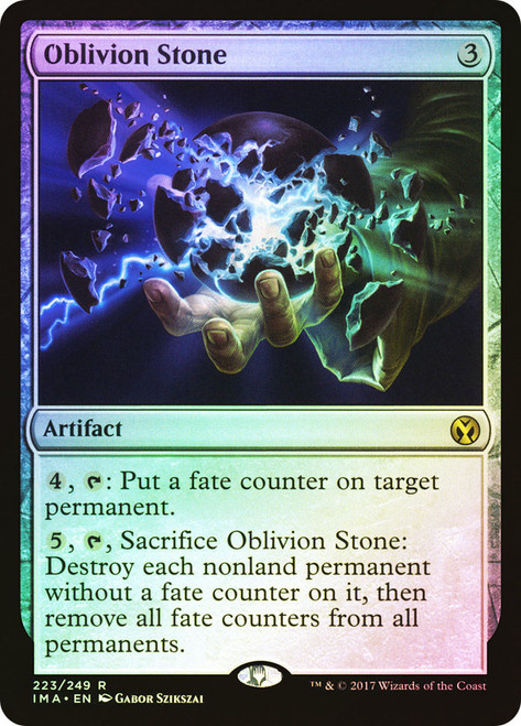 Oblivion Stone\nIconic Masters\nSingle\nMagic The Gathering
