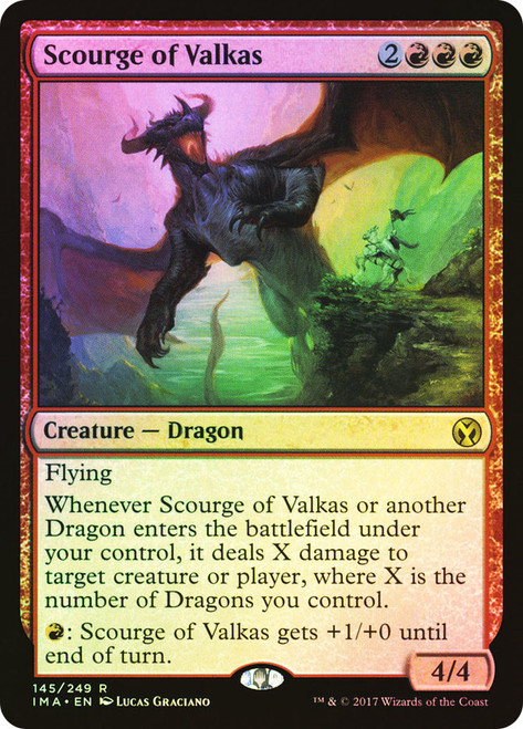 MTG【Foil】ヴァルカスの災い魔/Scourge of Valkas１枚 Scourge of Valkas | Iconic Masters | Star City Games