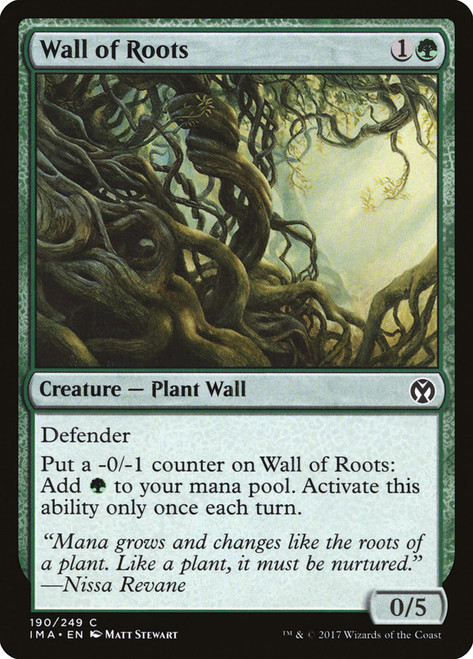 Wall of Roots\nIconic Masters\nSingle\nMagic The Gathering