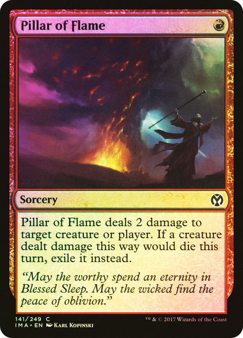 Pillar of Flame\nIconic Masters\nSingle\nMagic The Gathering