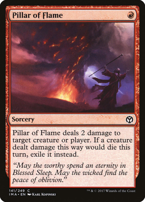 Pillar of Flame\nIconic Masters\nSingle\nMagic The Gathering