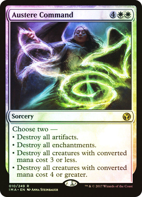 Austere Command\nIconic Masters\nSingle\nMagic The Gathering