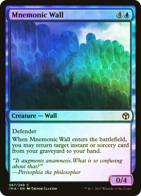 Mnemonic Wall\nIconic Masters\nSingle\nMagic The Gathering