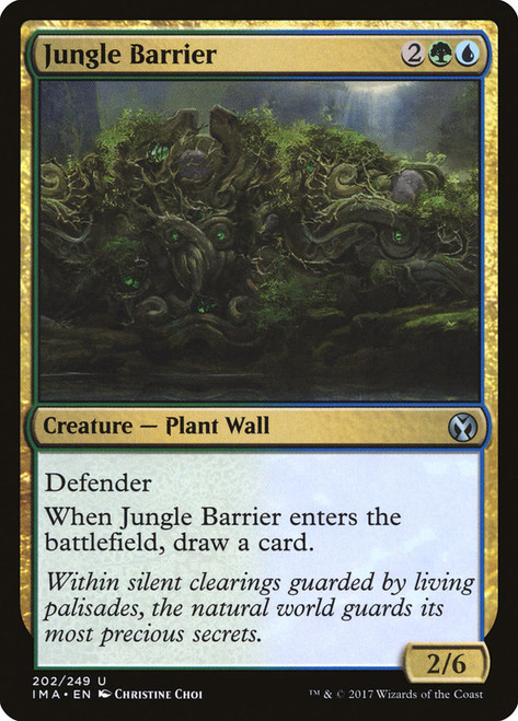 Jungle Barrier\nIconic Masters\nSingle\nMagic The Gathering