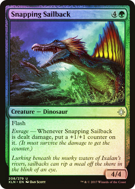 Snapping Sailback\nIxalan\nSingle\nMagic The Gathering