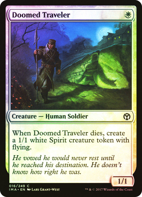 Doomed Traveler\nIconic Masters\nSingle\nMagic The Gathering