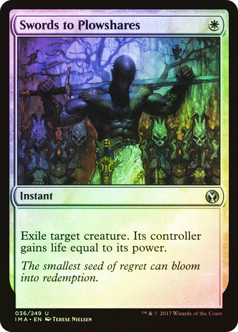 Swords to Plowshares\nIconic Masters\nSingle\nMagic The Gathering