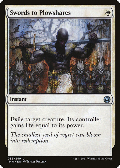 Swords to Plowshares\nIconic Masters\nSingle\nMagic The Gathering