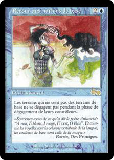 Back To Basics
Urza's Saga - French
Single
Magic The Gathering